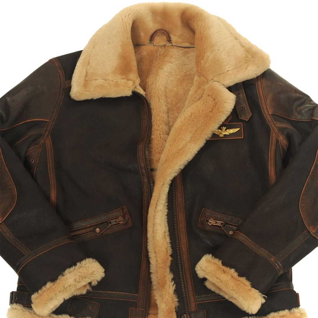 Maverick | Cappotto in pelle elegante
