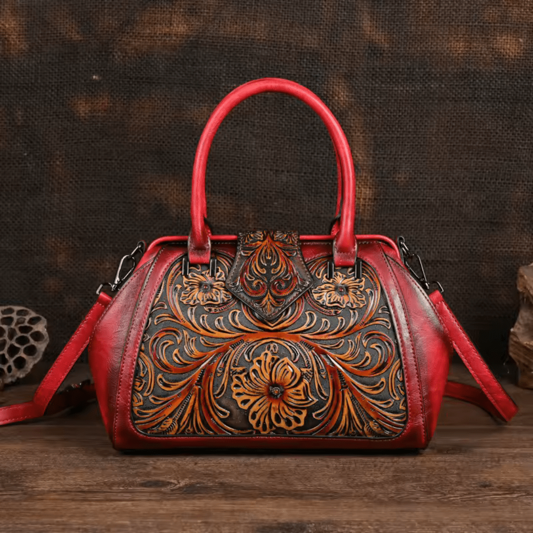 Florina | borsa a mano elegante con motivo floreale