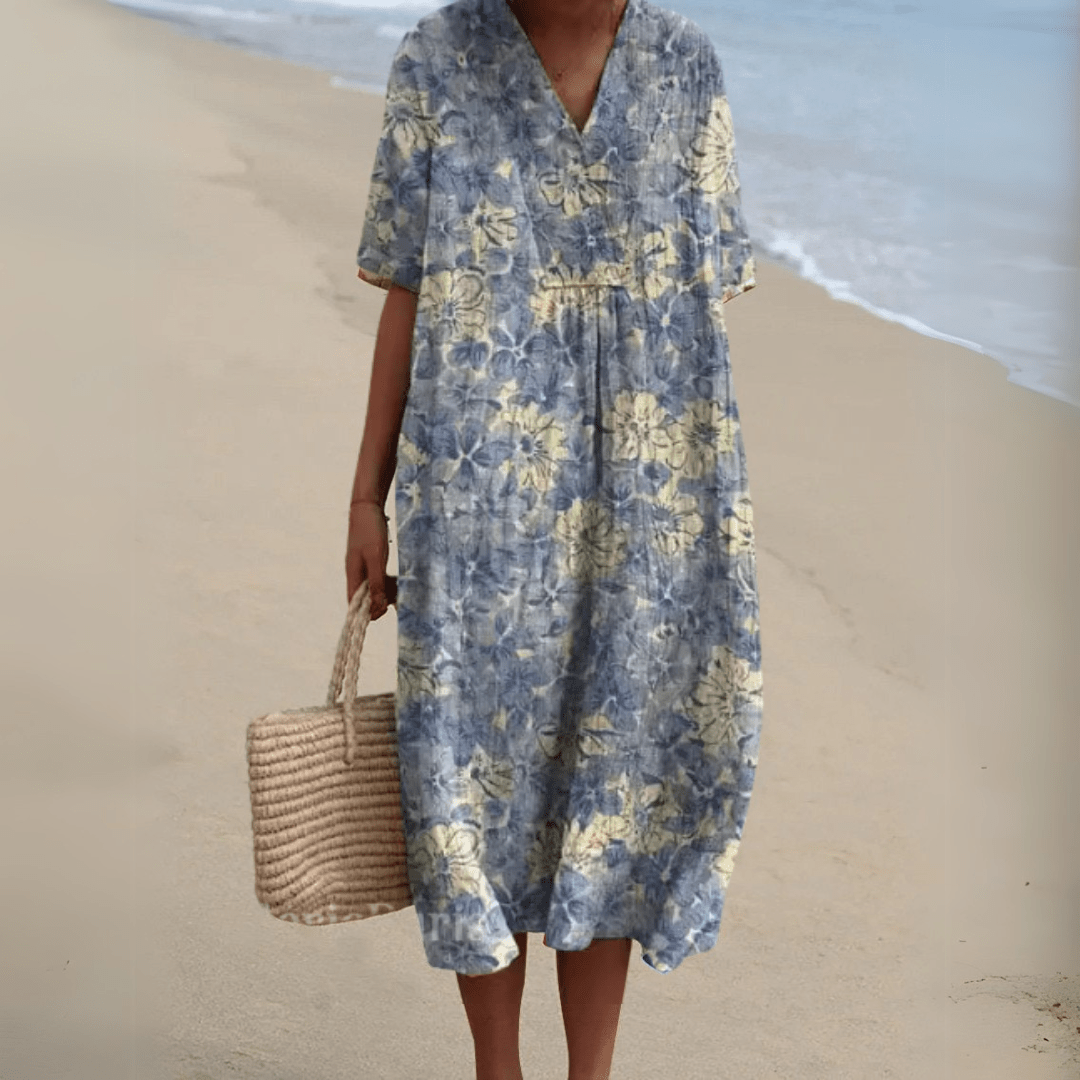 Nathalie | Abito elegante a fiori