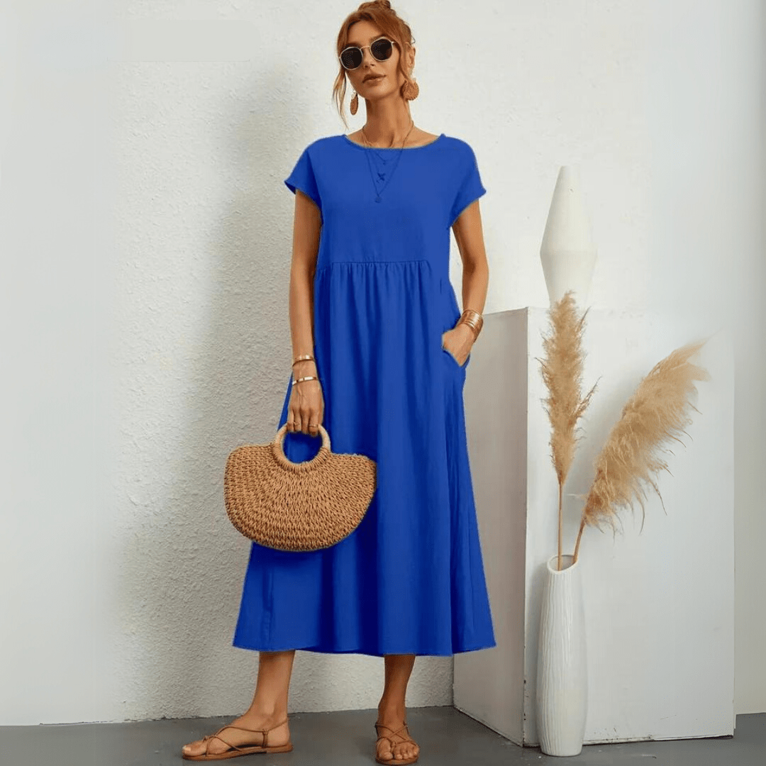 Isla | Abito midi casual in cotone
