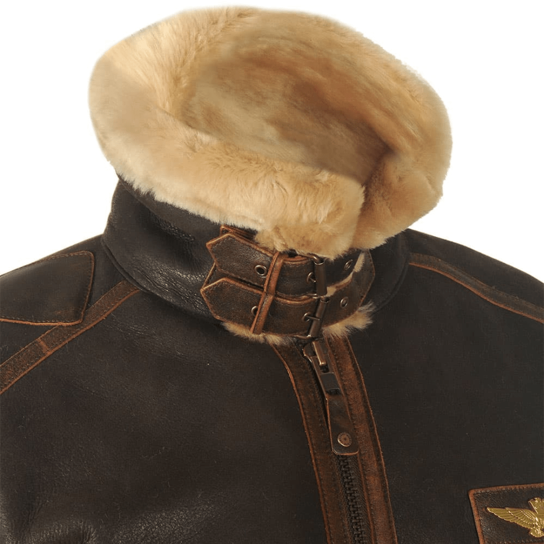 Maverick | Cappotto in pelle elegante