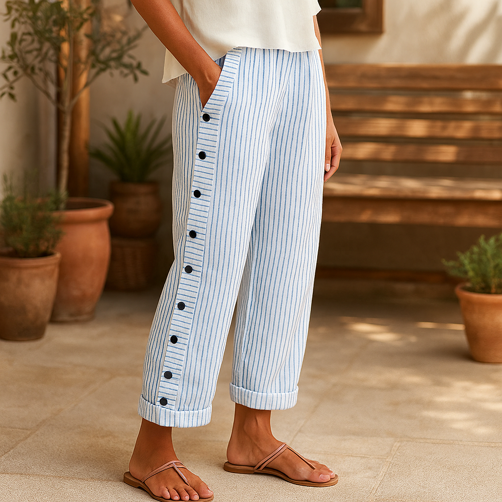 Dagny | Pantaloni leggeri in lino