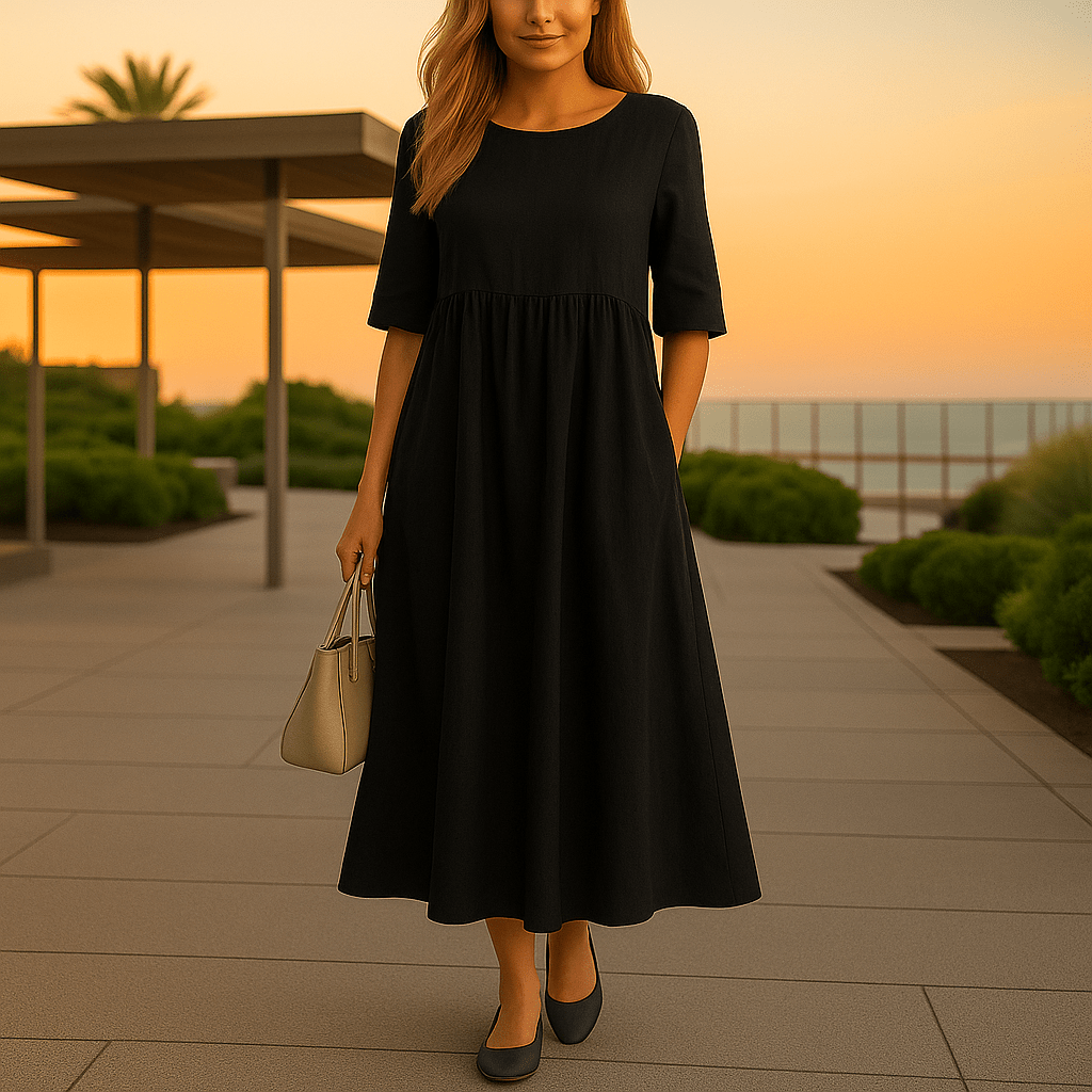 Manon | Abito in cotone traspirante