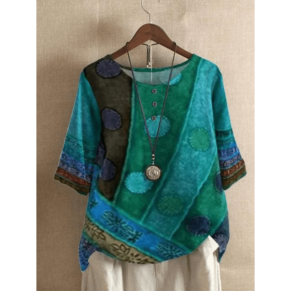 Valarie | top bohemien colorato