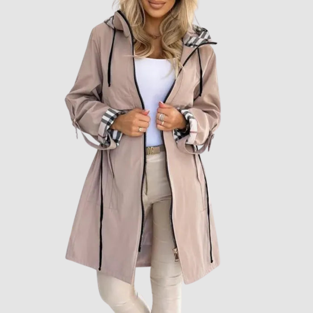 Assuntina | Cappotto impermeabile con zip
