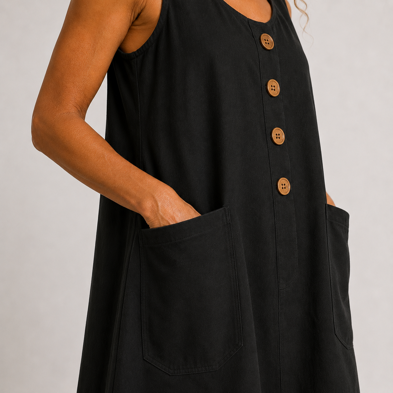Veloria™ | Un elegante abito in lino e cotone