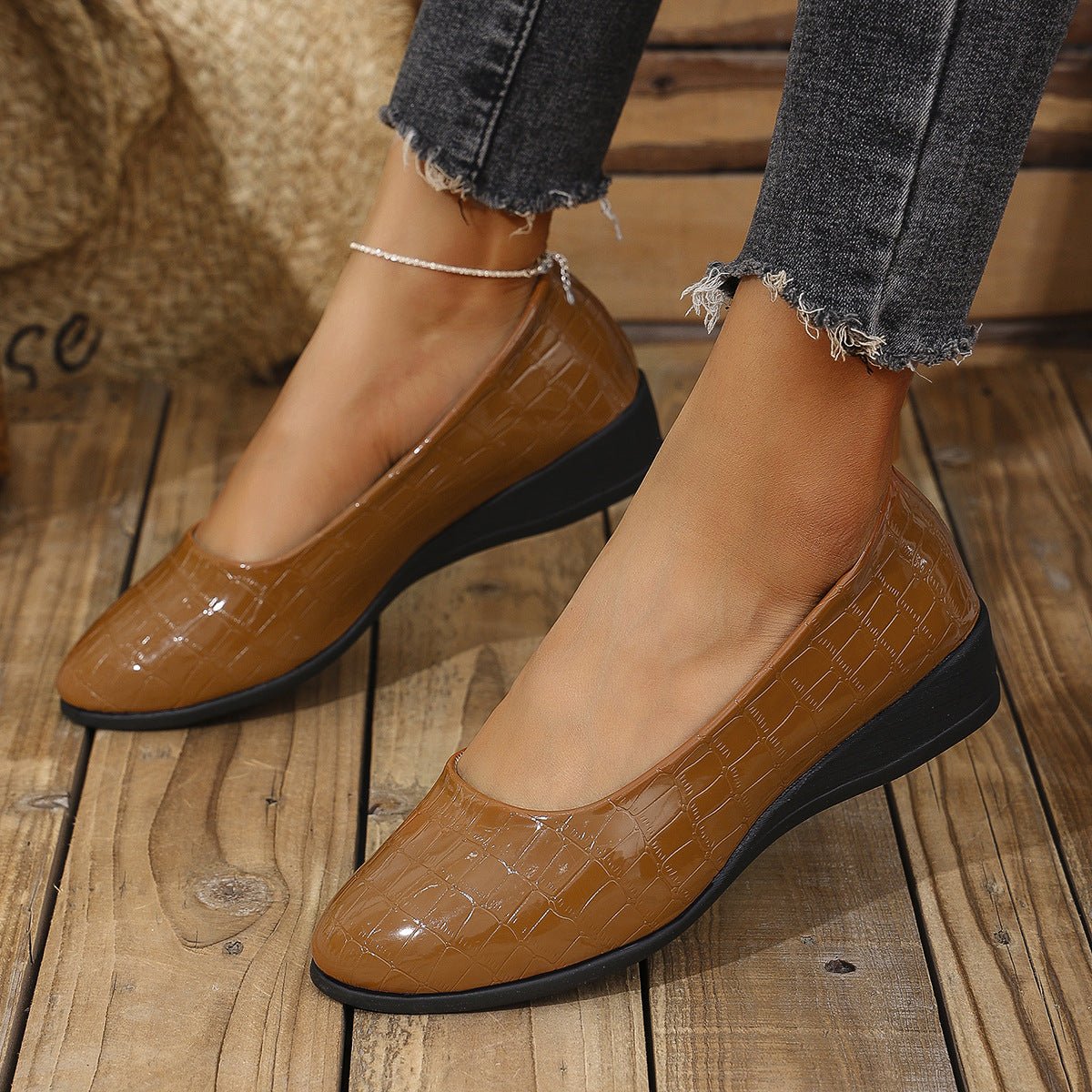 Zemiryahh | Scarpe Eleganti con Zeppa Morbida
