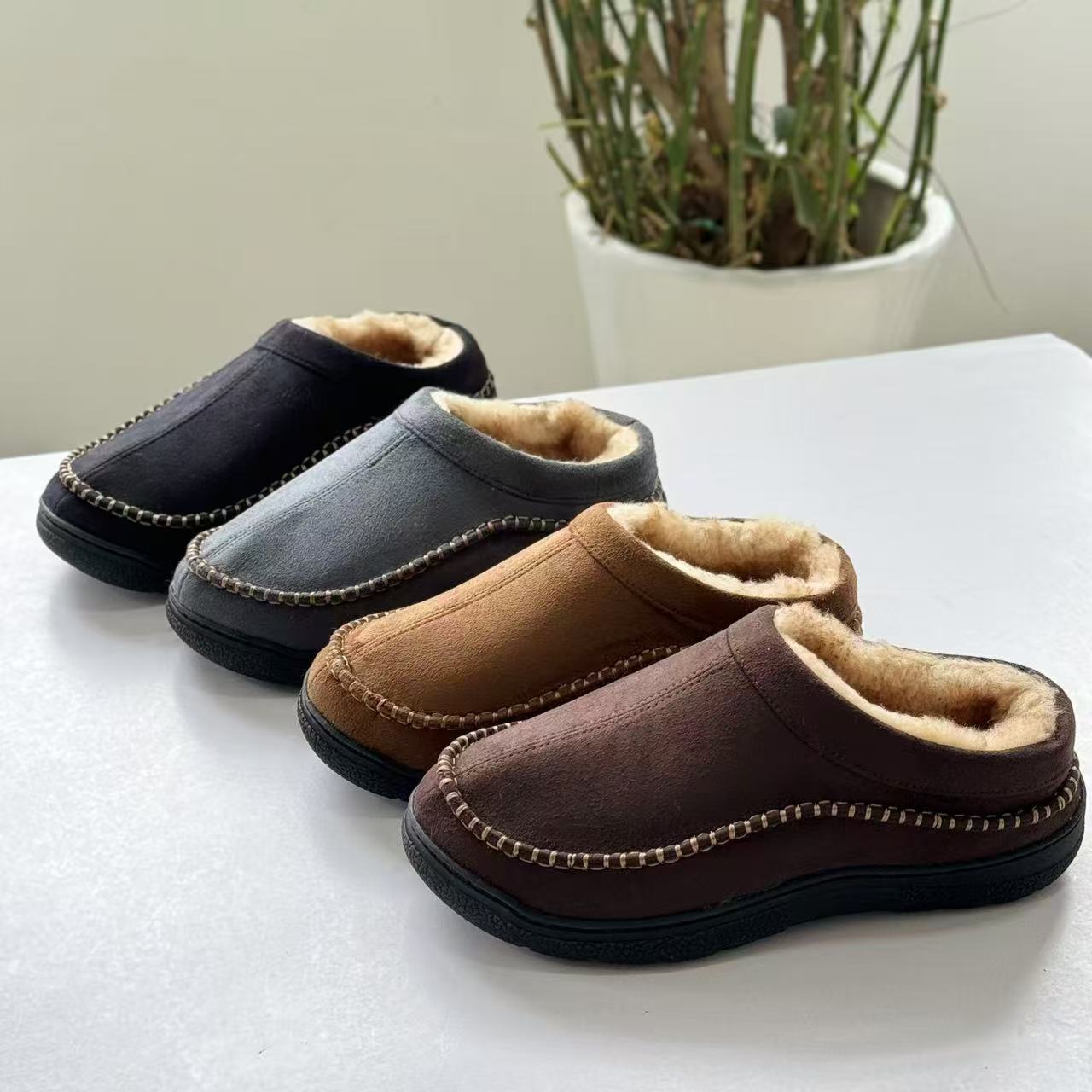 Marco | Pantofole Resistenti con Fodera Calda