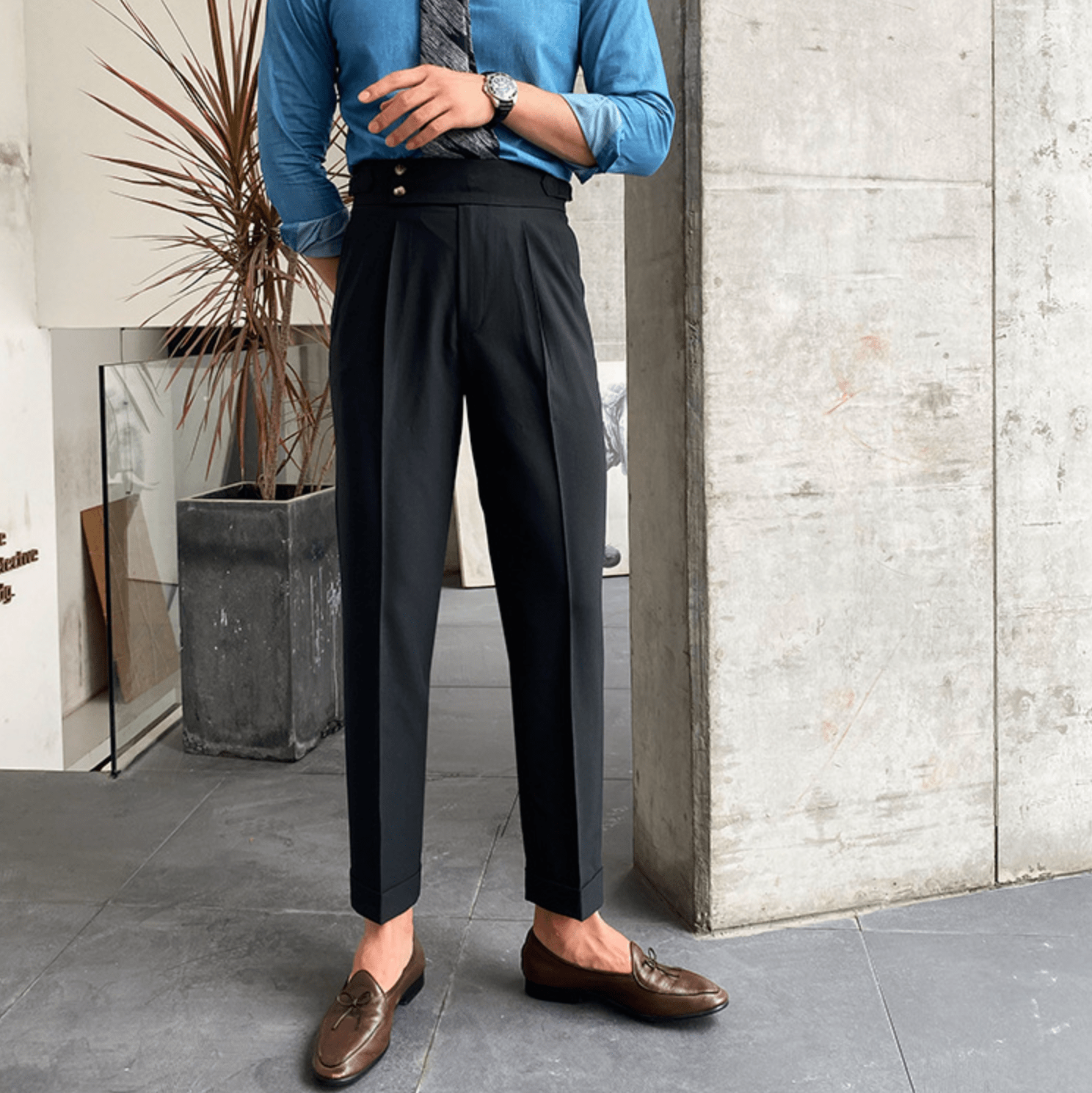 Edward | Pantaloni eleganti a vita alta