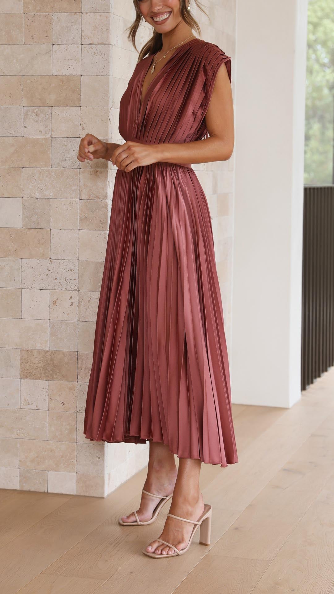 La Scintilla | Abito Elegante Plisettato