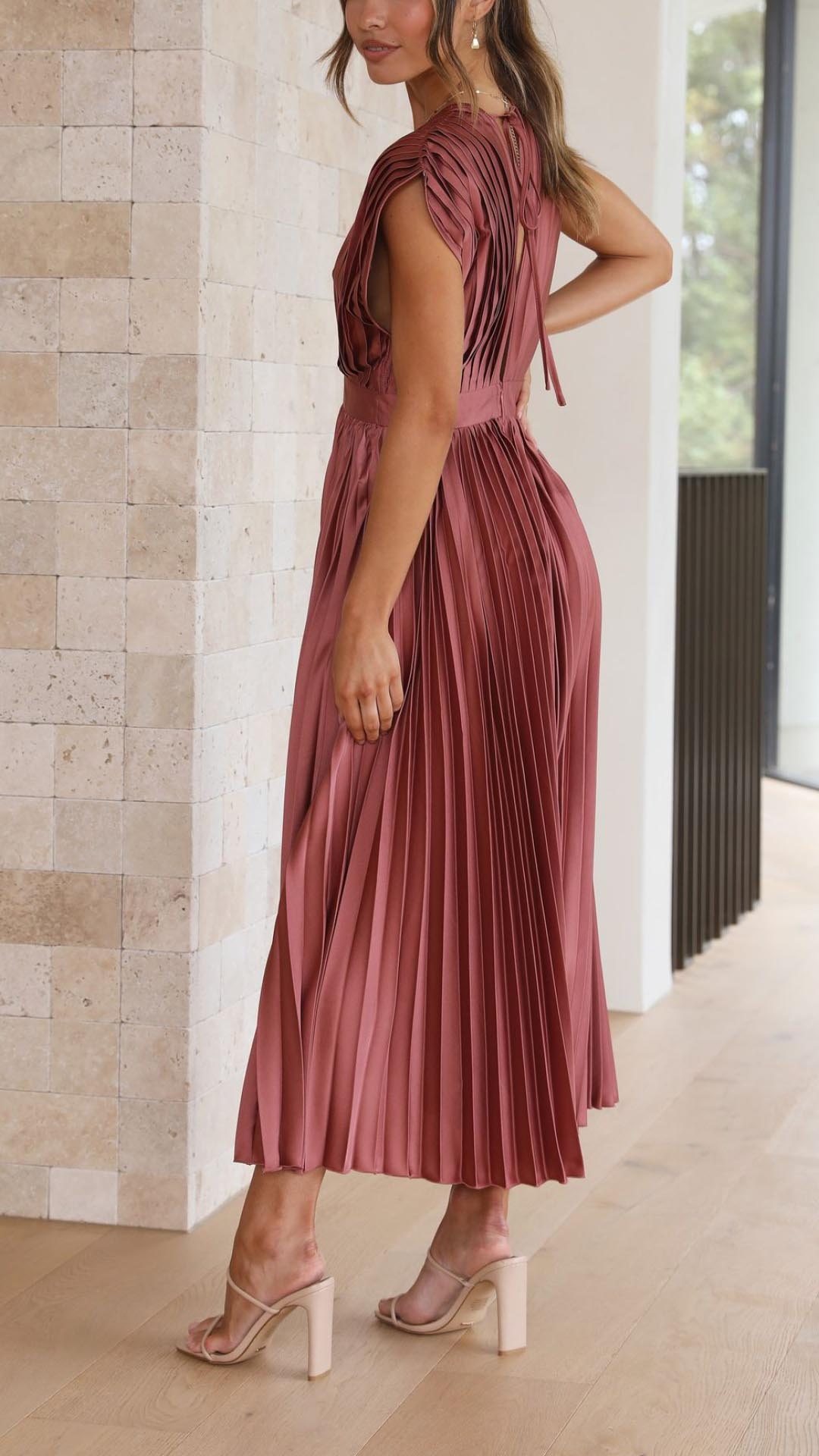 Isla | Abito plissé elegante