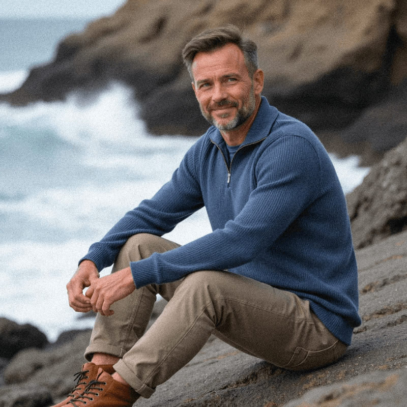 Finn | Maglione con zip confortevole