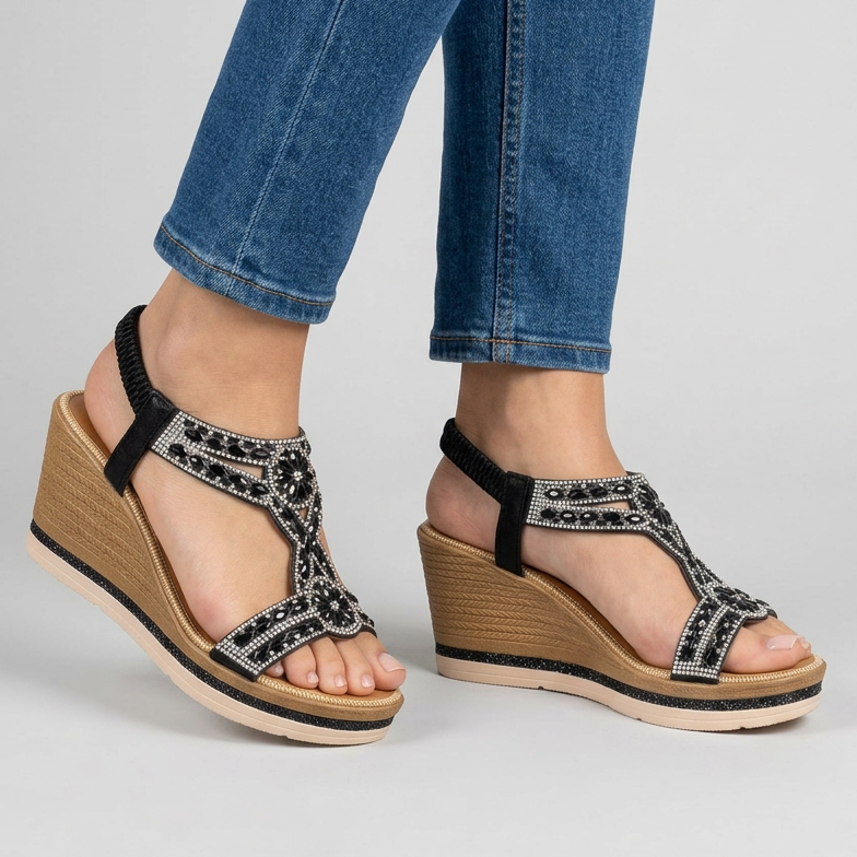 Eden - Sandalo comodo donna con zeppa