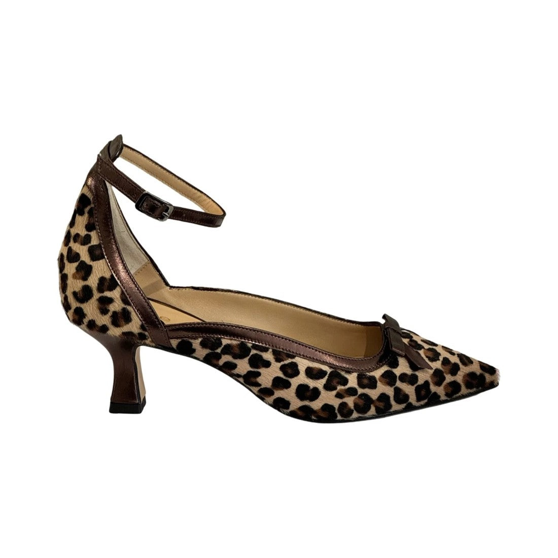 Lucilla - Décolleté Stampa Leopardata