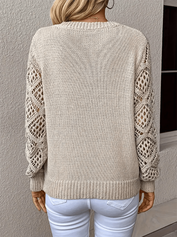 Noemi | Maglia Elegante con Dettagli in Pizzo