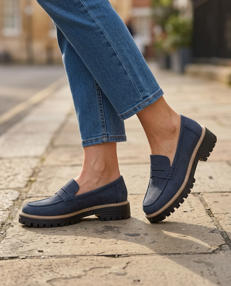 Mocassino Elena β Platform Tacco Grosso