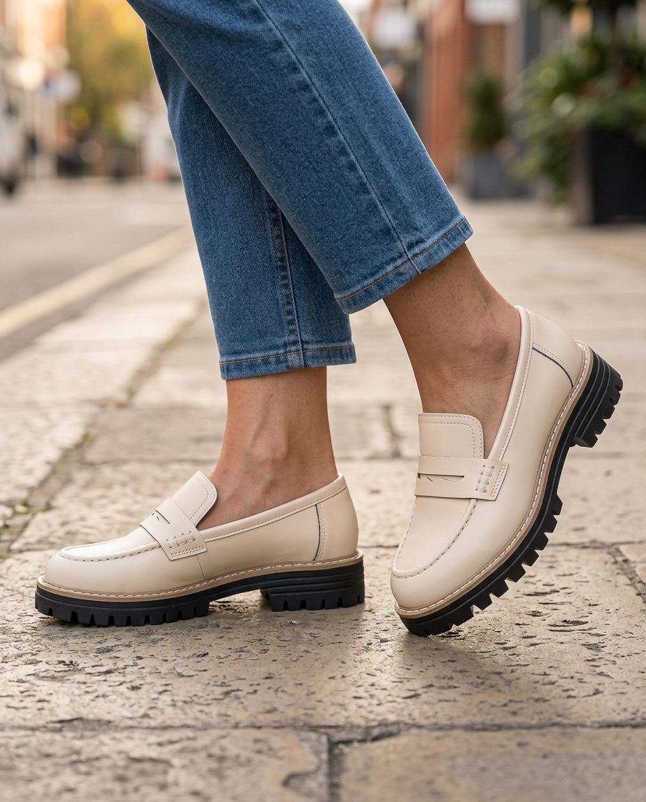 Mocassino Elena β Platform Tacco Grosso