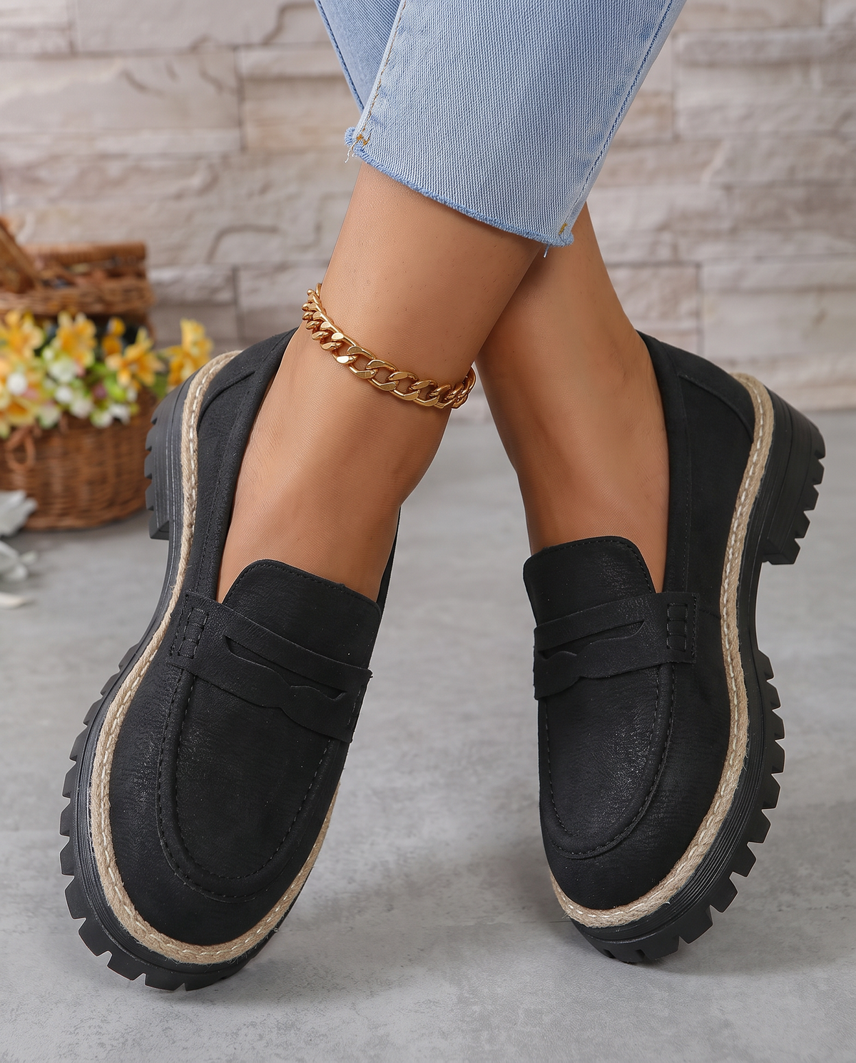 Mocassino Elena β Platform Tacco Grosso