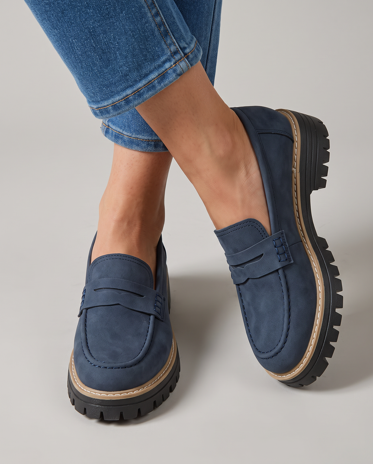 Mocassino Elena β Platform Tacco Grosso