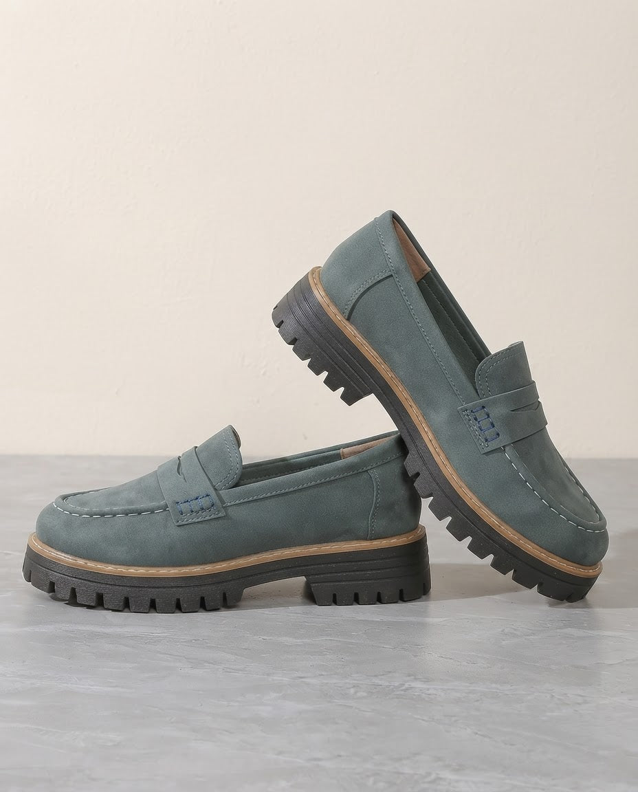 Mocassino Elena β Platform Tacco Grosso