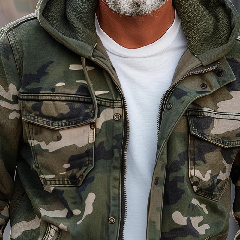 Fabian | giacca cargo camouflage elegante