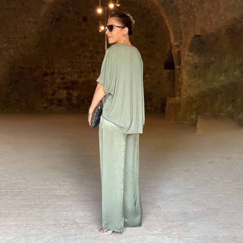 Pauline | Completo in raso lucido