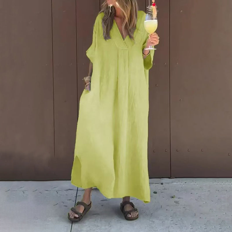 Alessia | Abito casual con collo a V