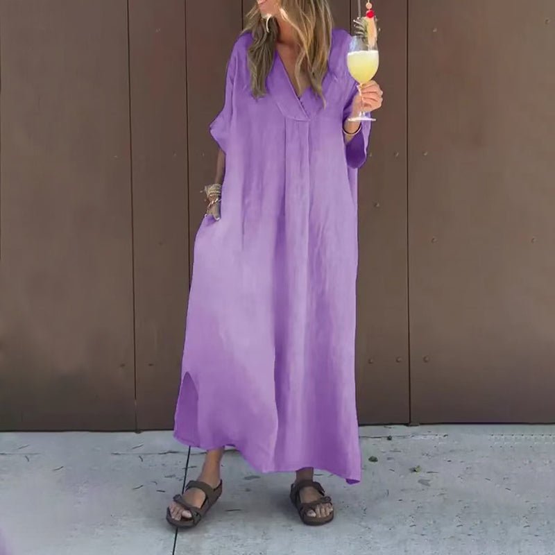 Alessia | Abito casual con collo a V