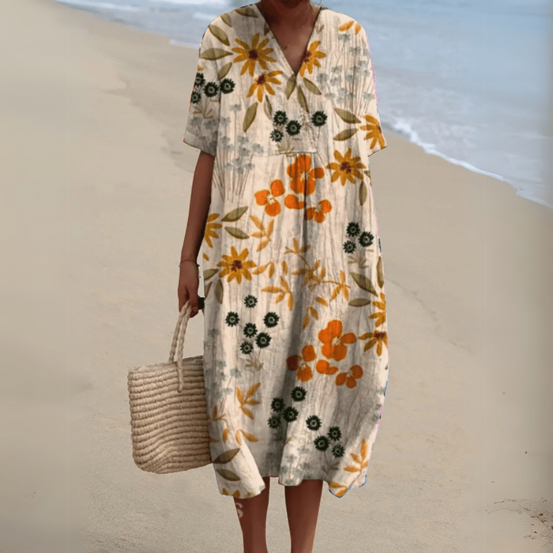 Nathalie | Abito elegante a fiori