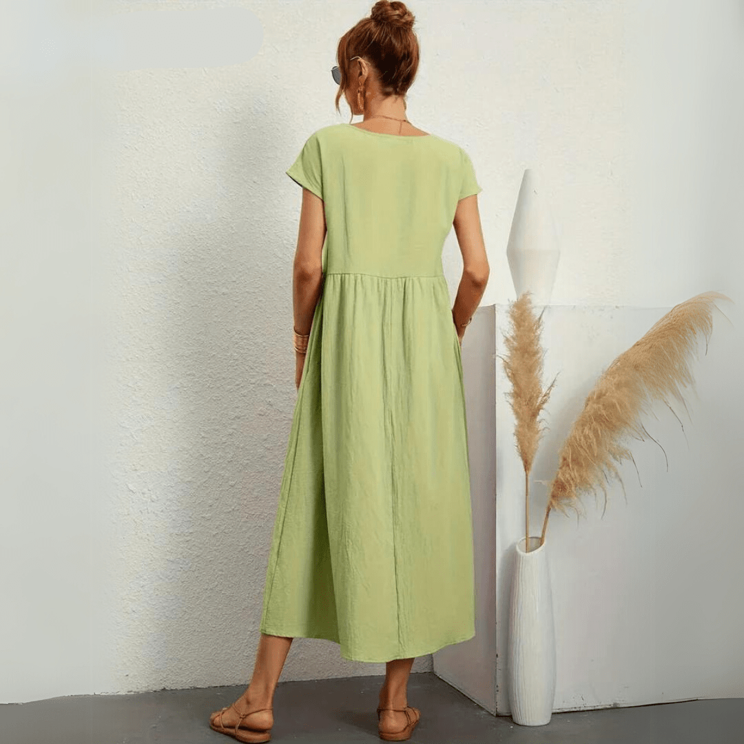 Isla | Abito midi casual in cotone