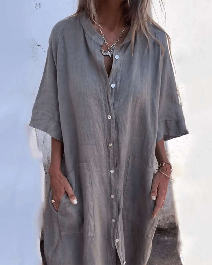 Melanie | Abito camicia casual stile Ibiza