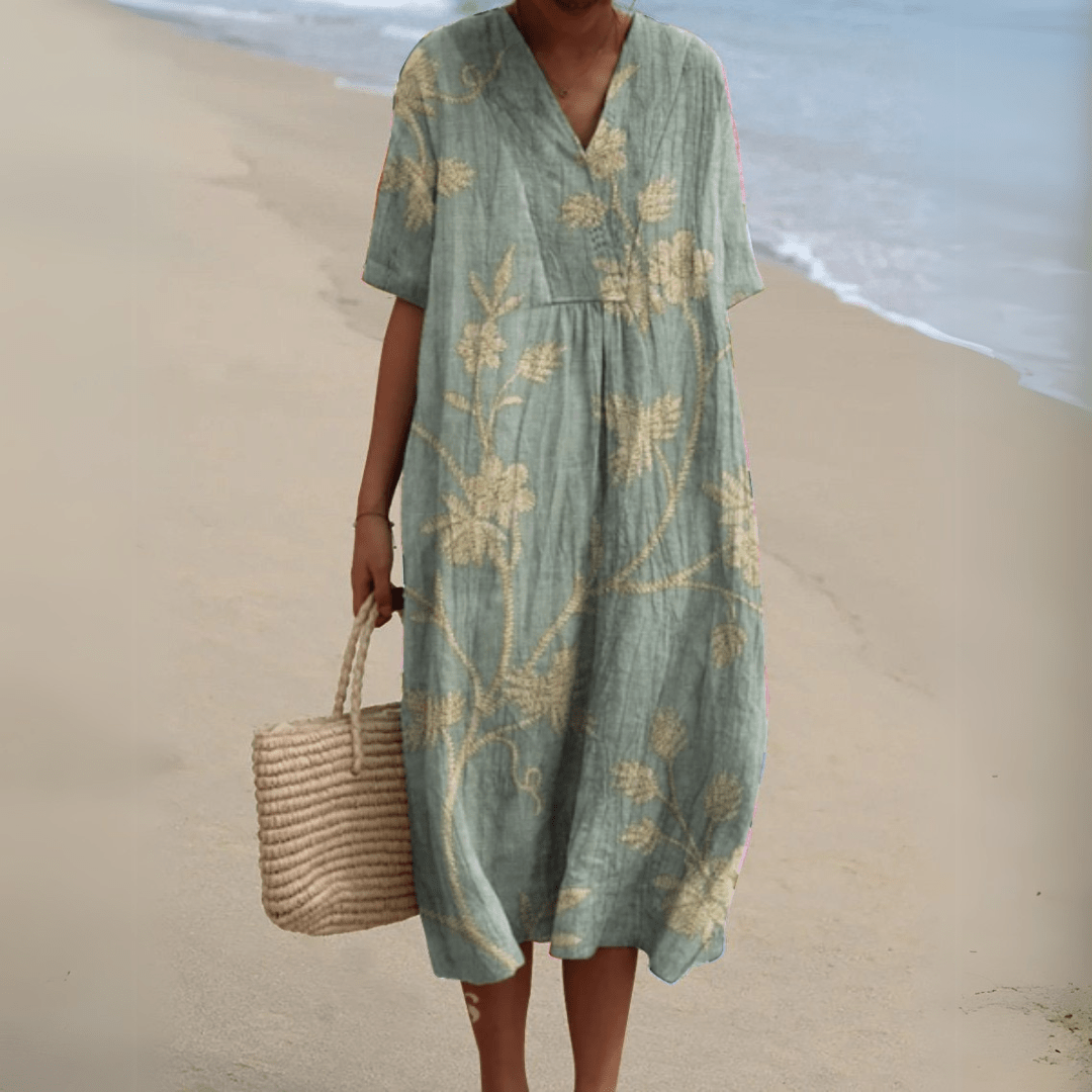 Nathalie | Abito elegante a fiori