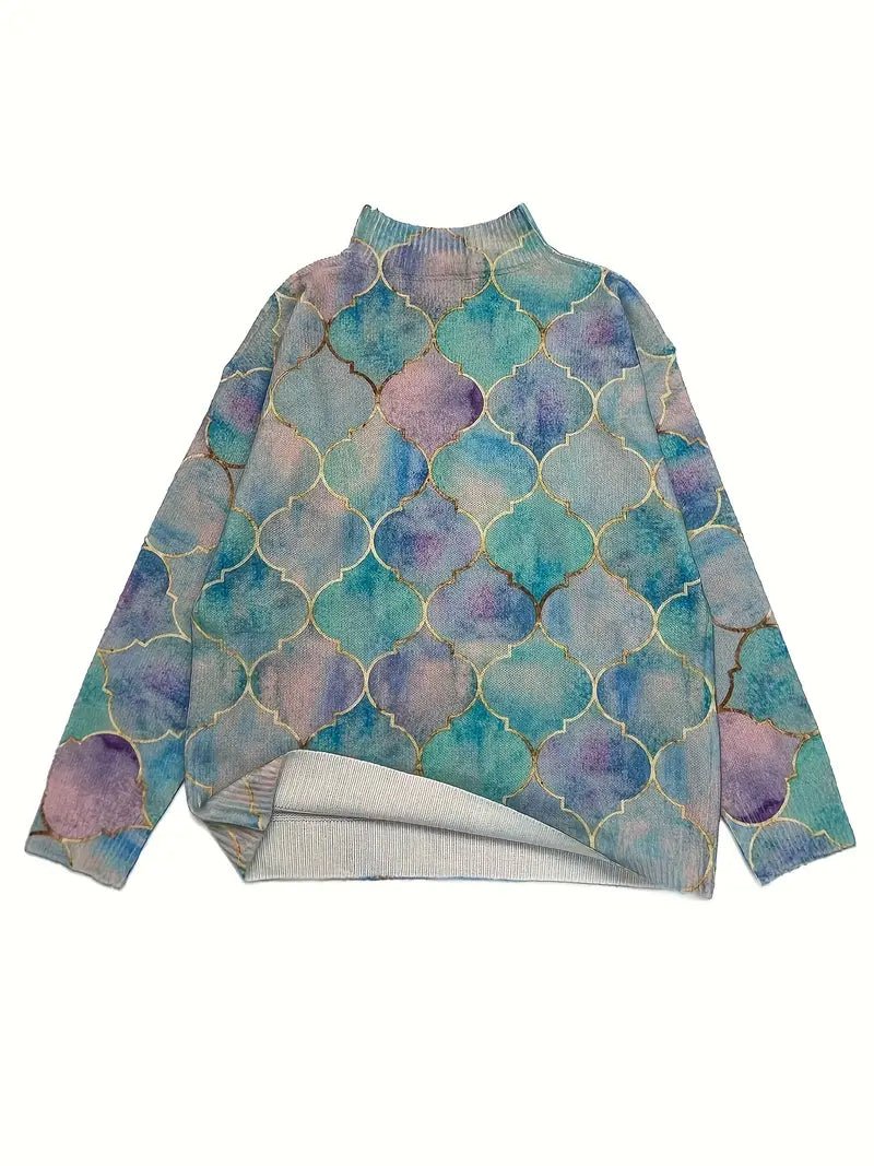 Erica – Maglione Aurora Glow con Dettagli Dorati