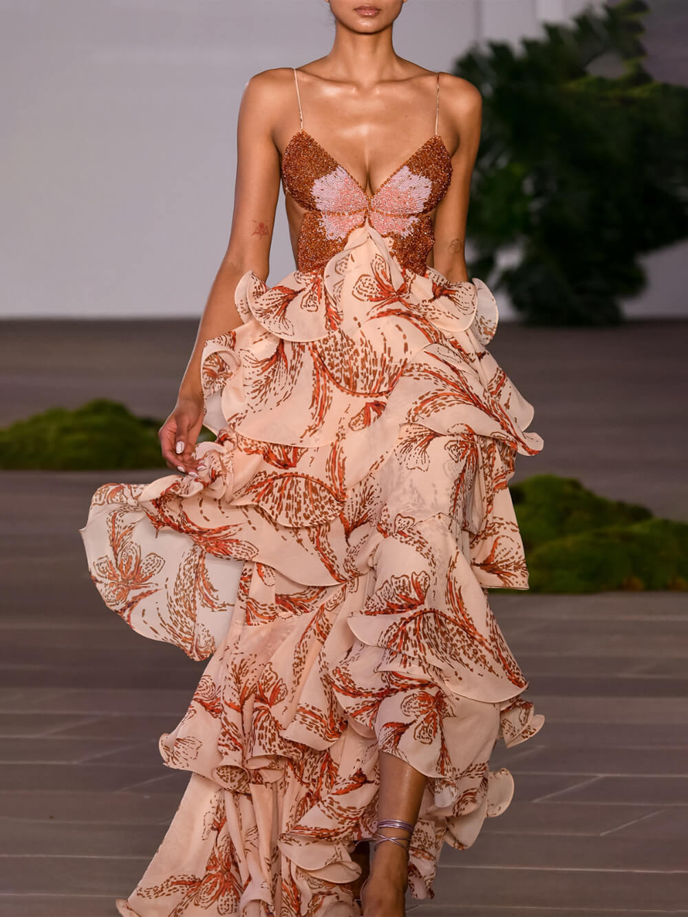 La Scintilla | Abito Maxi Papillon Signature
