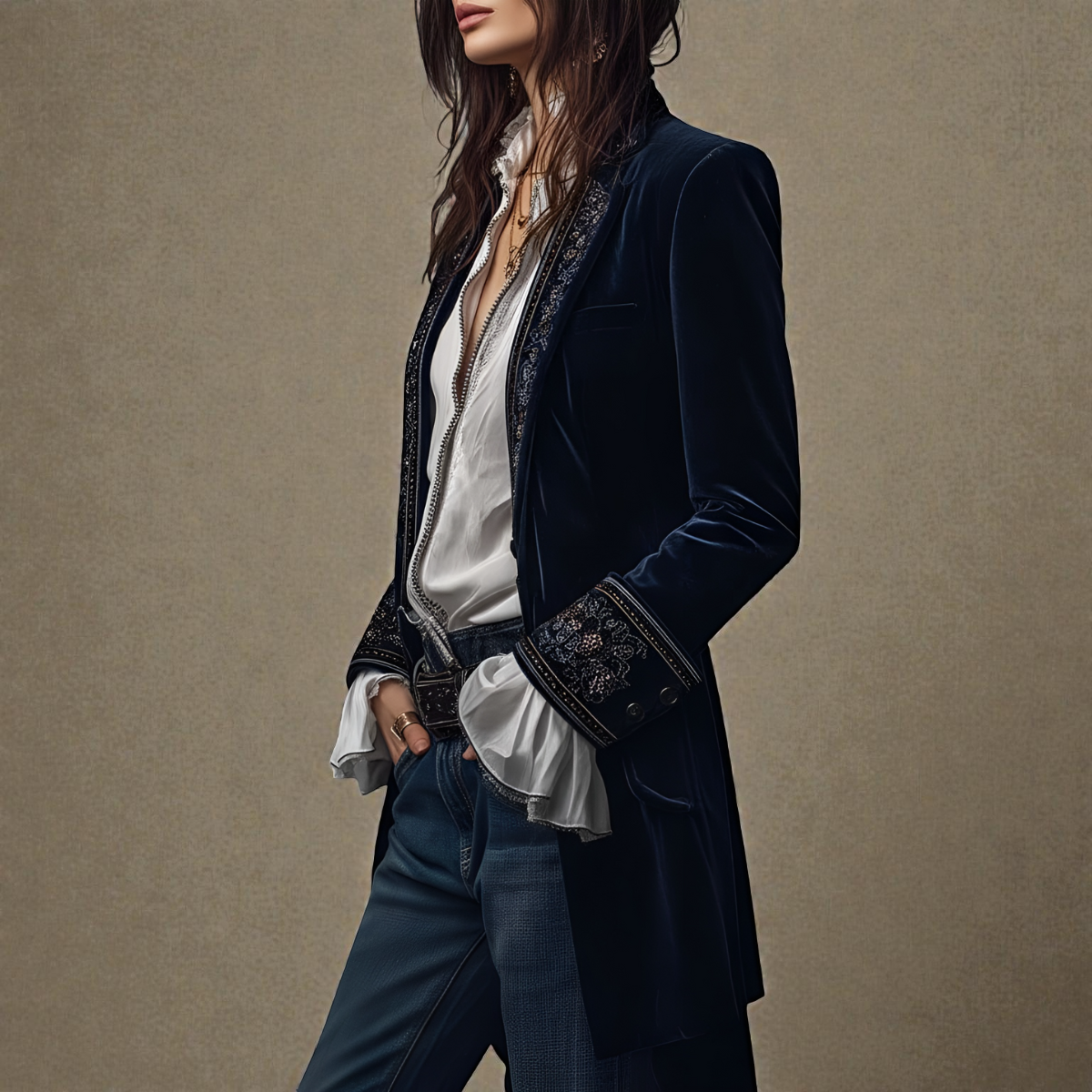 Melania | Giacca in velluto