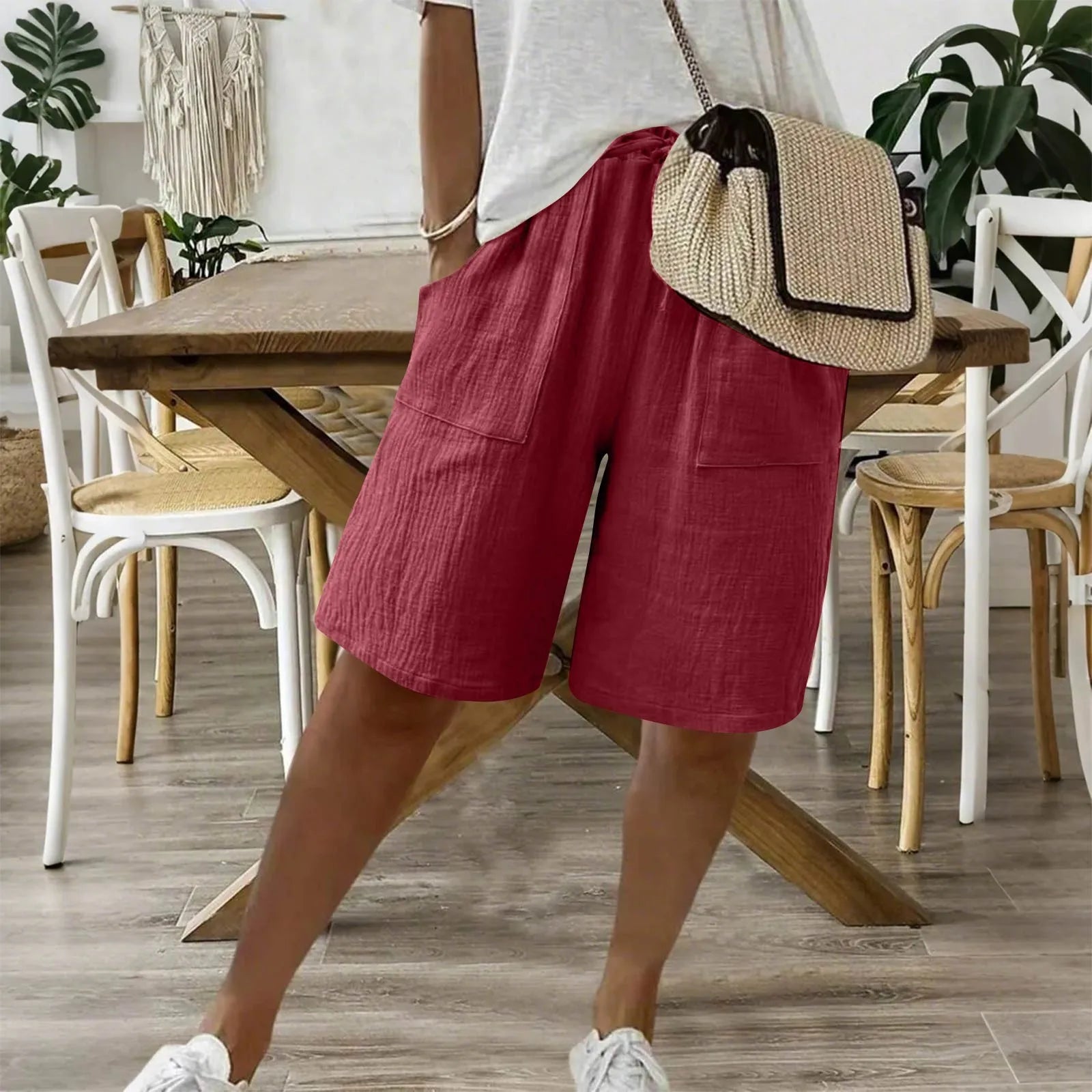 Sienna | Shorts in cotone e lino