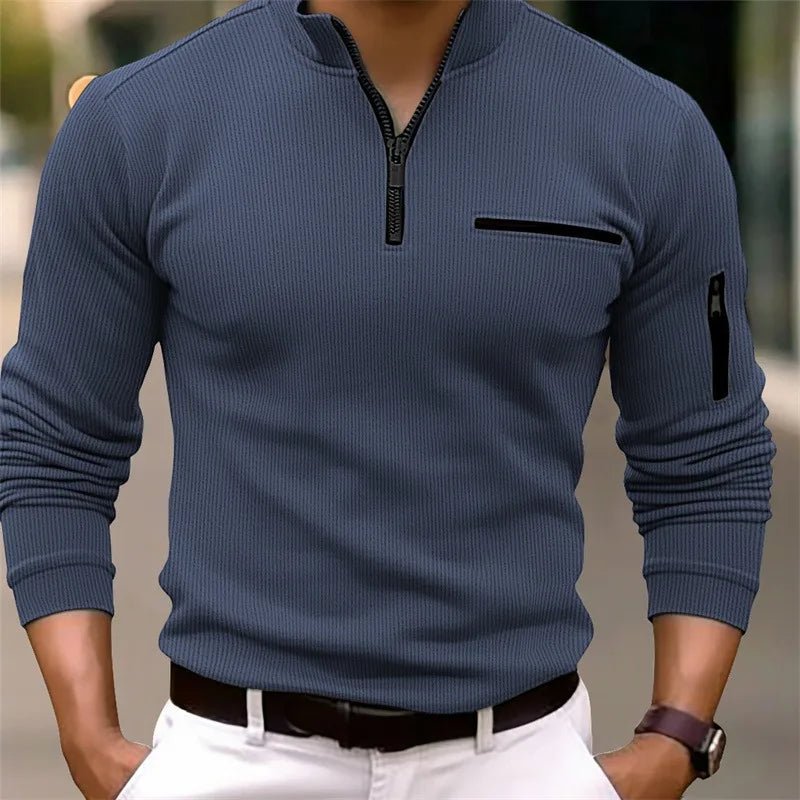 Xander | Maglia Casual con Mezza Zip