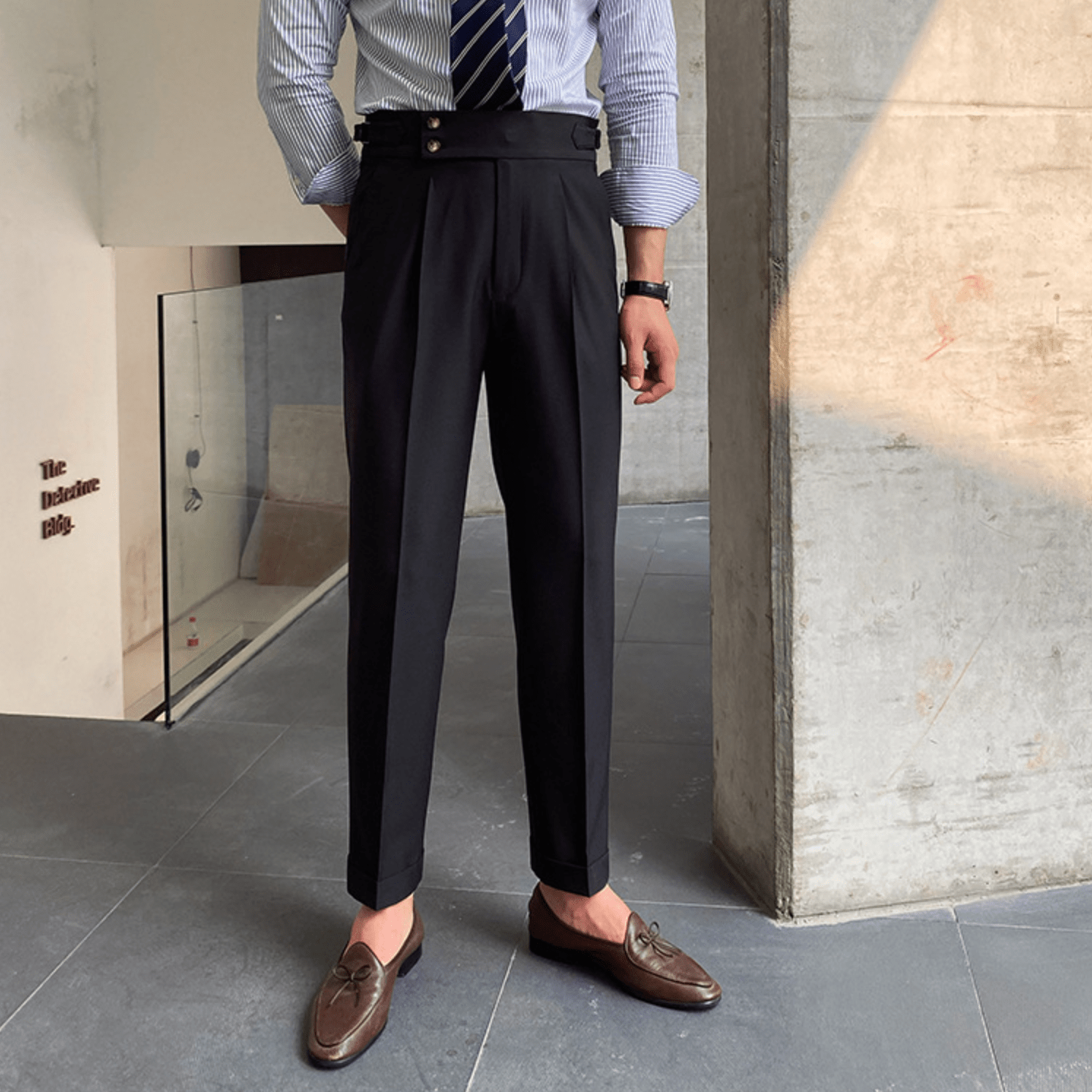 Edward | Pantaloni eleganti a vita alta