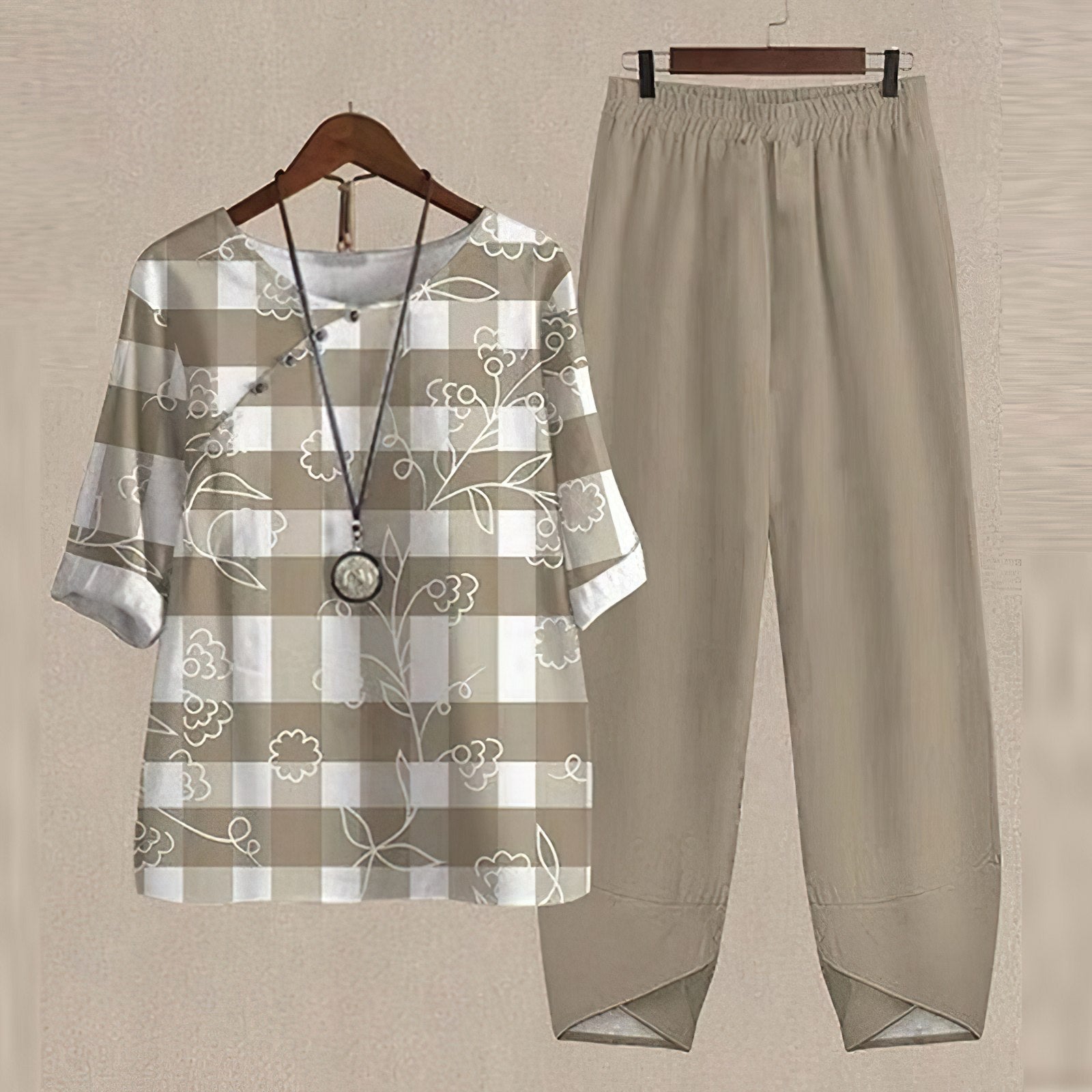 Lilou | Completo camicia e pantaloni comodi e chic