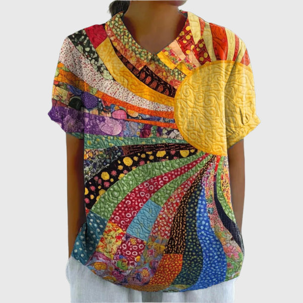 Lila | Camicia Soleil Patchwork