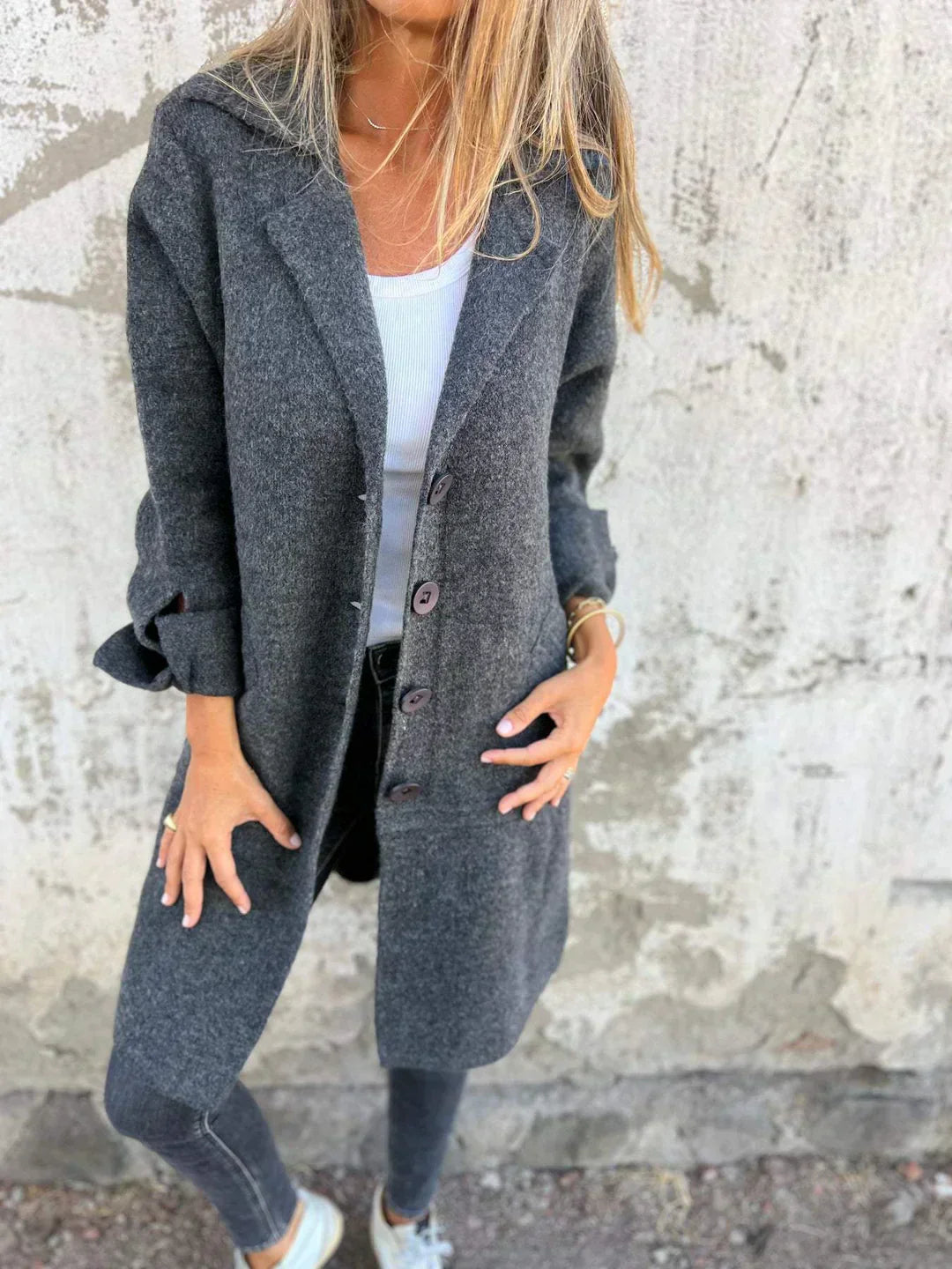 Audrey | Cappotto chic minimalista