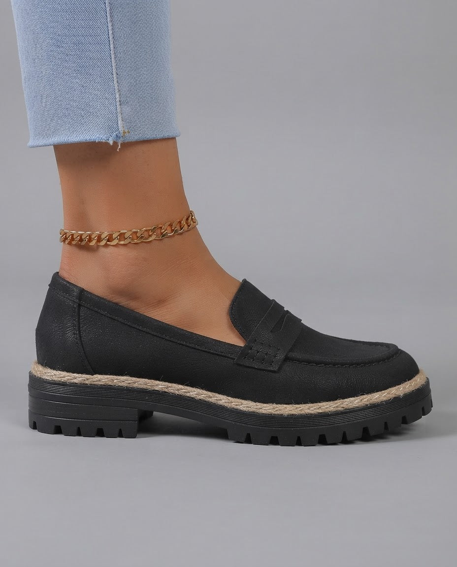 Mocassino Elena — Platform Tacco Grosso