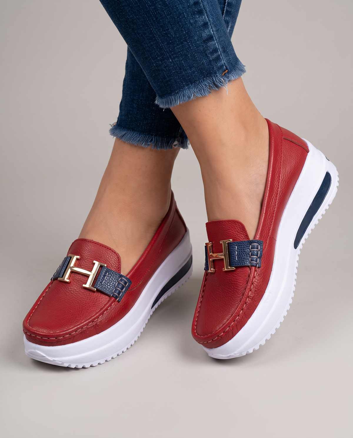 Mocassino Gaia — Platform con Morsetto