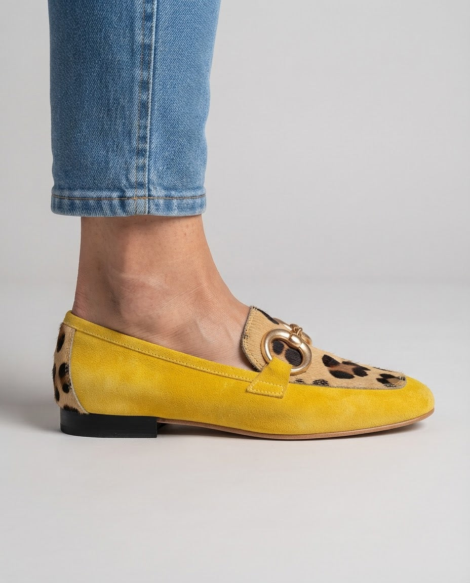 Assunta | Mocassini con Stampa Animalier