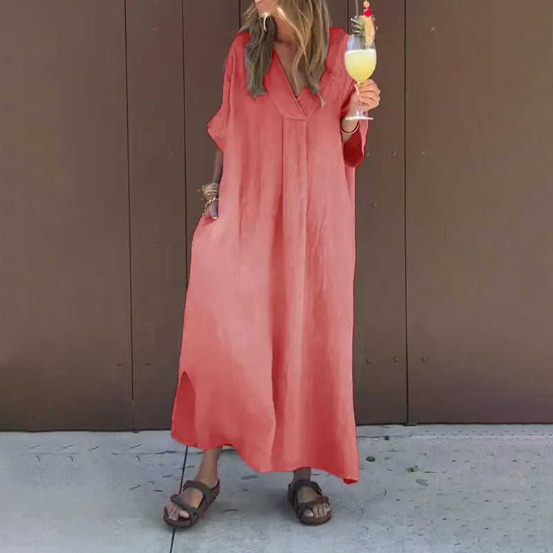 Alessia | Abito casual con collo a V